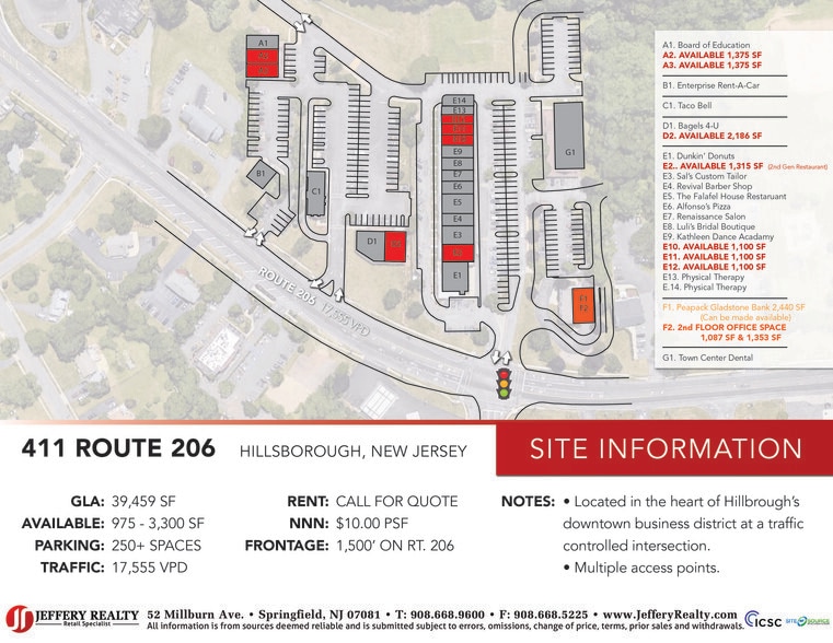 411 Us Highway 206, Hillsborough, NJ for lease - Building Photo - Image 2 of 3