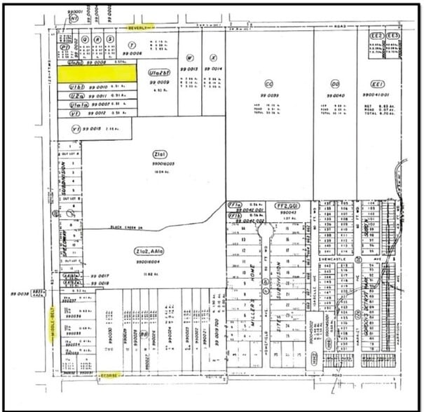 Middlebelt Rd, Romulus, MI for sale - Plat Map - Image 3 of 3