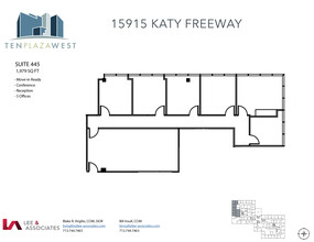 15915 Katy Fwy, Houston, TX for lease Floor Plan- Image 1 of 2