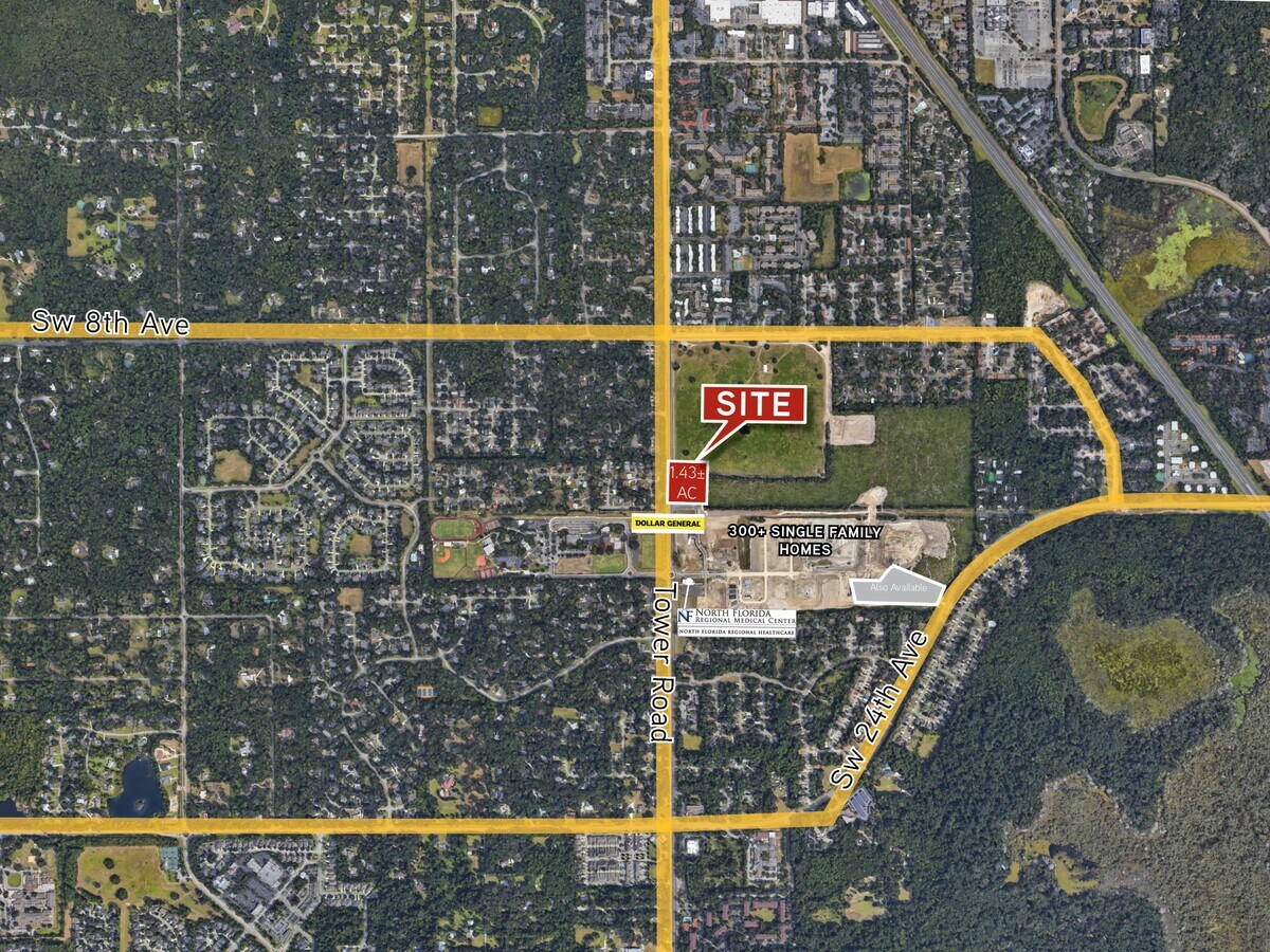 SW 75th Street Tower Rd, Gainesville, FL 32608