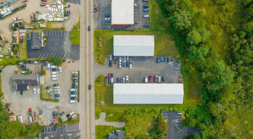 262 Bedford St, Whitman, MA for sale - Aerial - Image 2 of 7