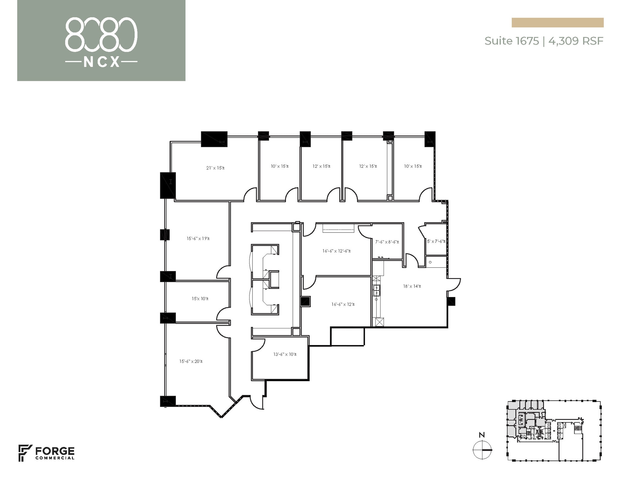 8080 N Central Expy, Dallas, TX for lease Floor Plan- Image 1 of 1