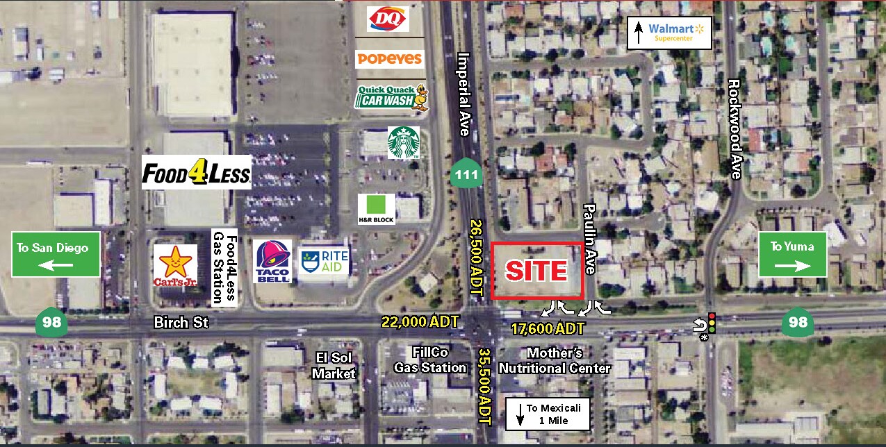 Hwy 111 & Hwy 98, Calexico, CA for lease Building Photo- Image 1 of 8