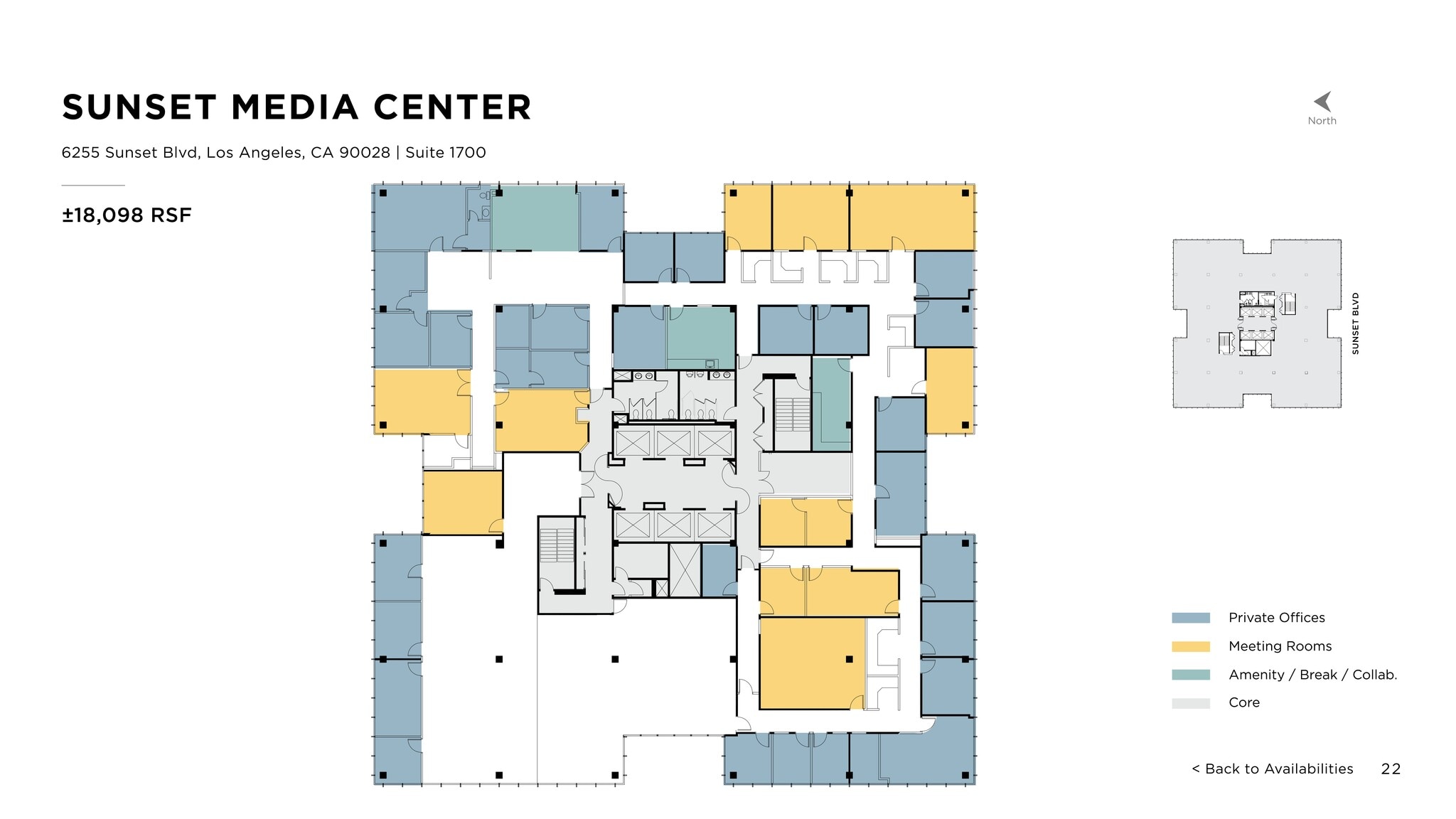 6255 W Sunset Blvd, Los Angeles, CA for lease Site Plan- Image 1 of 1