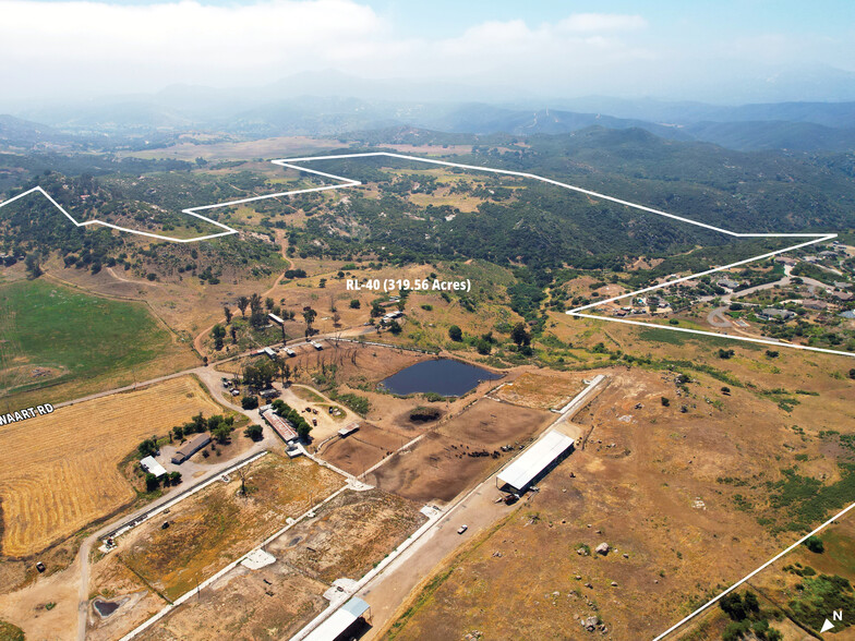 Dye Rd, Ramona, CA for sale - Aerial - Image 2 of 3