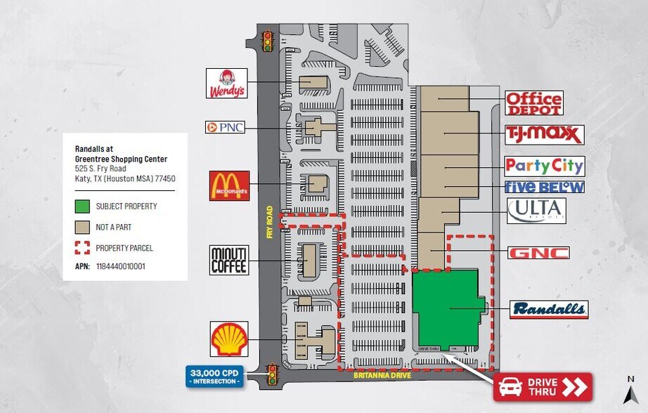525 S Fry Rd, Katy, TX for sale - Site Plan - Image 1 of 1