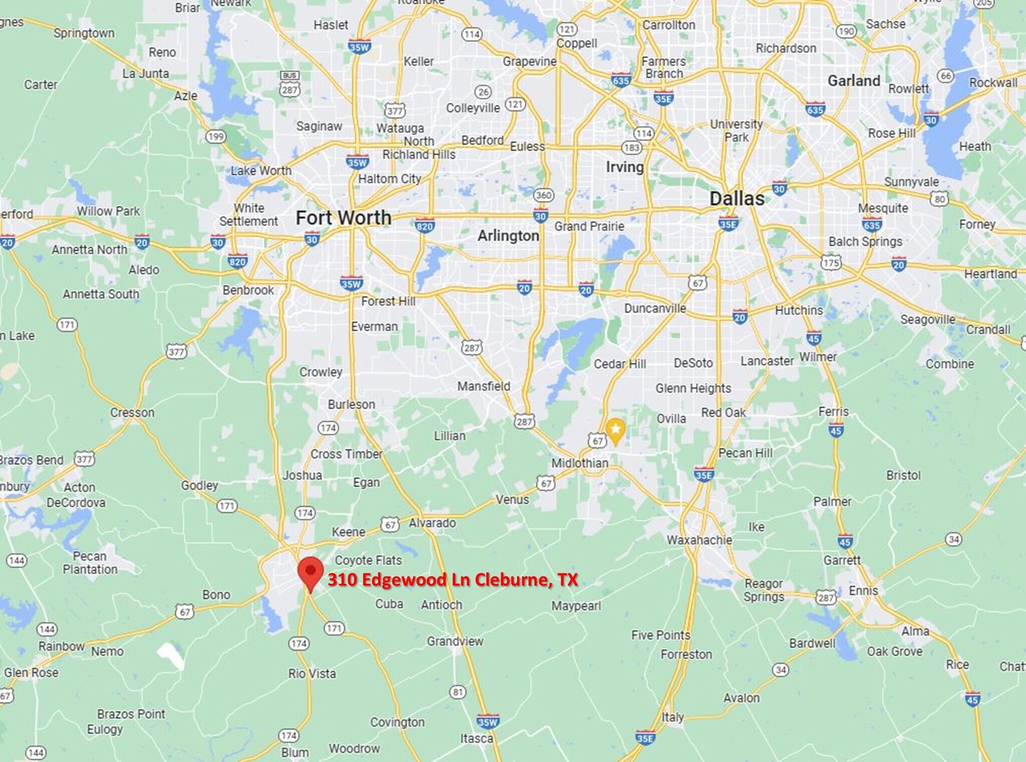 310 Edgewood Ln, Cleburne, TX 76031 Flex for Sale