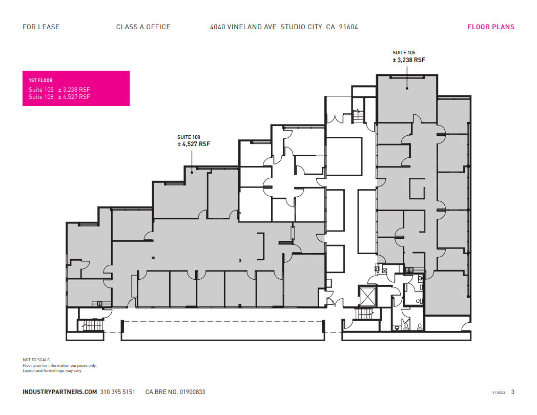 4040 Vineland Ave, Studio City, CA for lease Floor Plan- Image 1 of 1