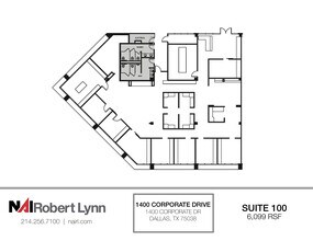 1400 Corporate Dr, Irving, TX for lease Floor Plan- Image 1 of 1