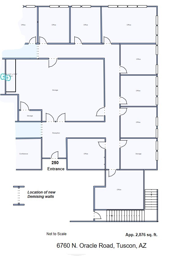 6760 N Oracle Rd, Tucson, AZ for lease Floor Plan- Image 1 of 13