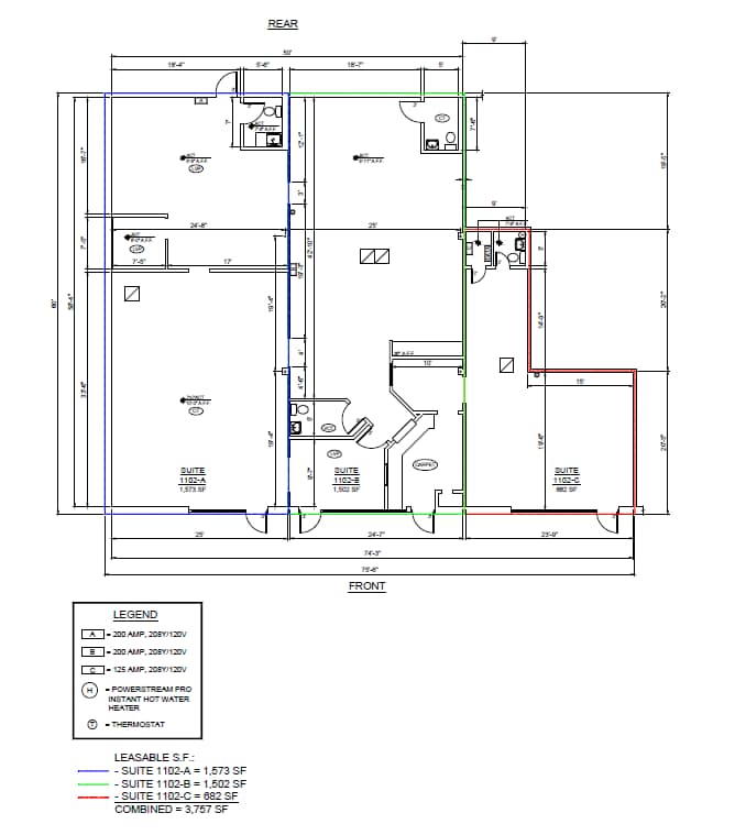 1107-1208 Ridge Rd, Rockwall, TX for lease Floor Plan- Image 1 of 2