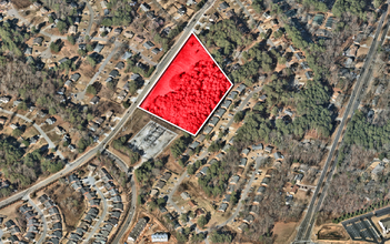 825 Five Forks Trickum, Lawrenceville, GA - aerial  map view