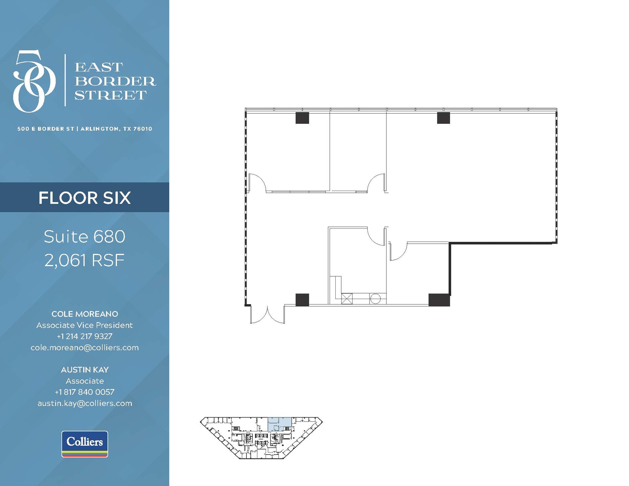 500 E Border St, Arlington, TX for lease Floor Plan- Image 1 of 1