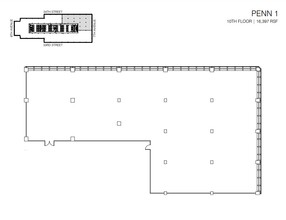 PENN 1, New York, NY for lease Floor Plan- Image 2 of 2