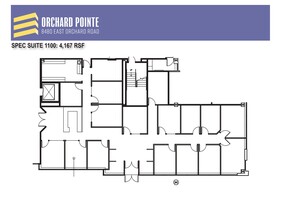 8480 E Orchard Rd, Greenwood Village, CO for lease Floor Plan- Image 1 of 1