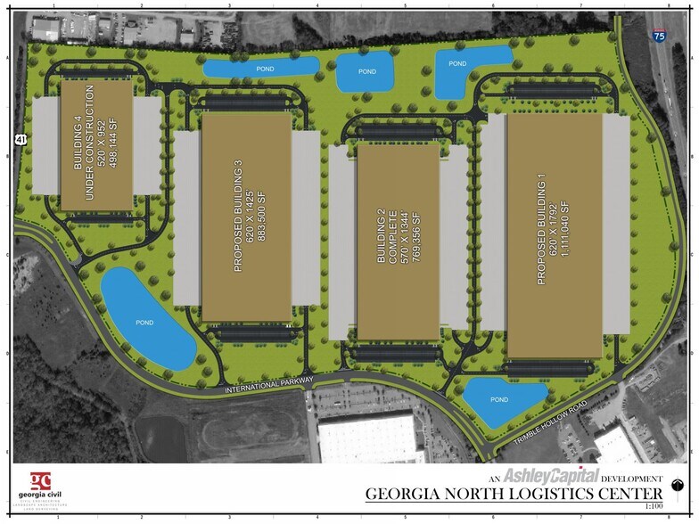 300 International Pkwy, Adairsville, GA for sale - Site Plan - Image 1 of 1