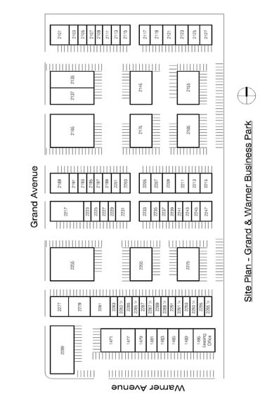 2189-2203 S Grand Ave, Santa Ana, CA for lease - Site Plan - Image 2 of 2