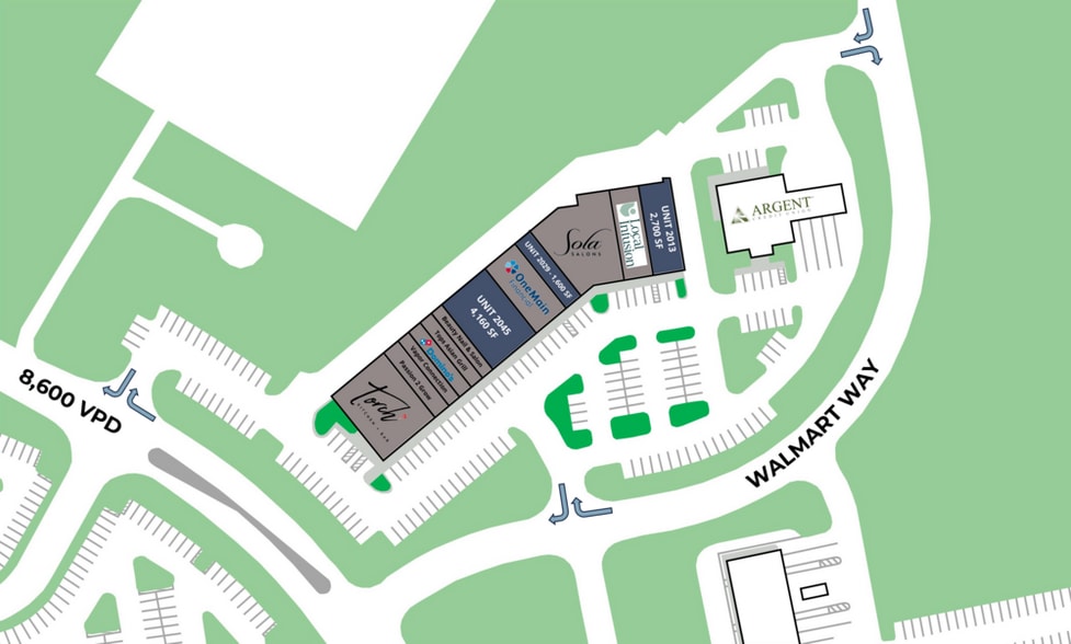 2013-2077 Walmart Way, Midlothian, VA for lease - Building Photo - Image 2 of 7