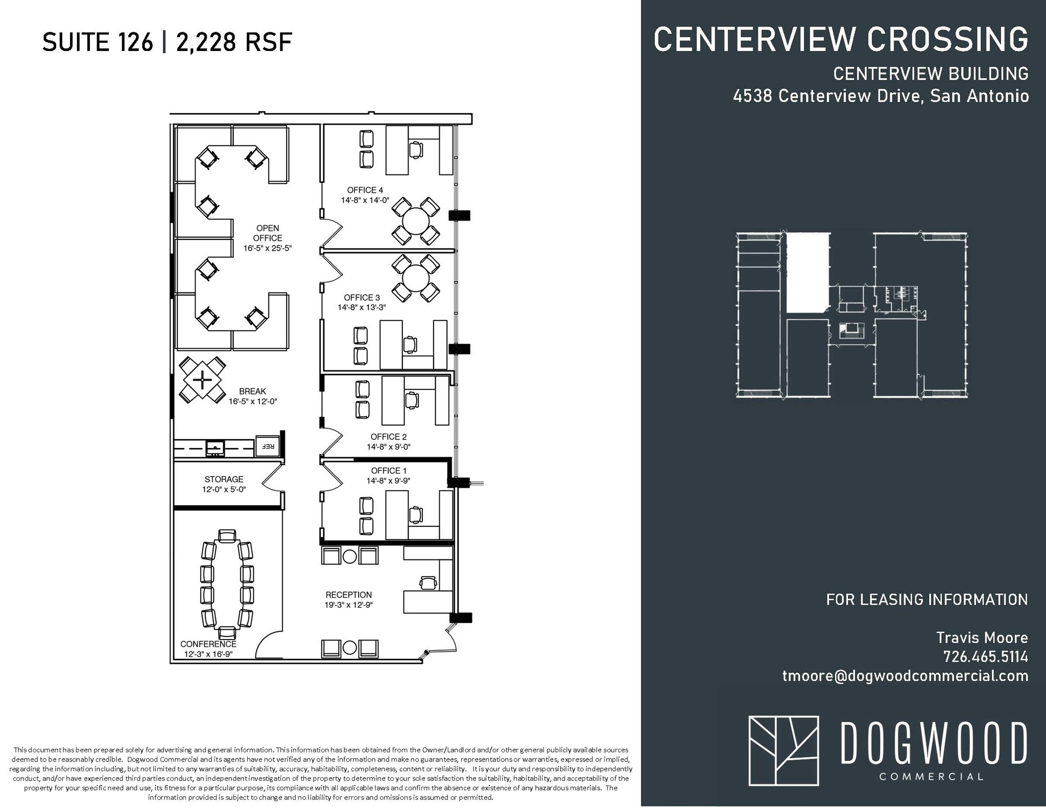 4538 Centerview Dr, San Antonio, TX for lease Floor Plan- Image 1 of 1