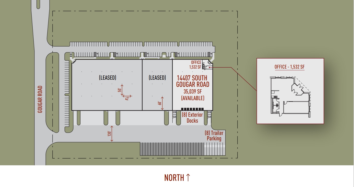 14407 S Gougar Rd, Lockport, IL for lease Site Plan- Image 1 of 1