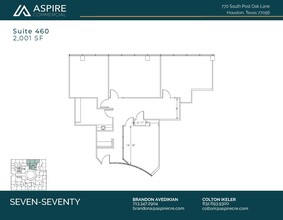 770 S Post Oak Ln, Houston, TX for lease Floor Plan- Image 1 of 2