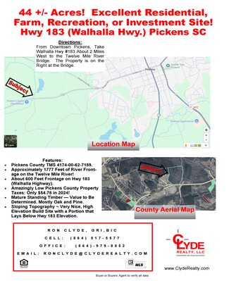 More details for Walhalla Highway Hwy, Pickens, SC - Land for Sale