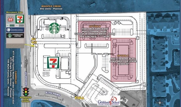 NEC Indiana St & 87th Pky, Arvada, CO for sale Aerial- Image 1 of 1