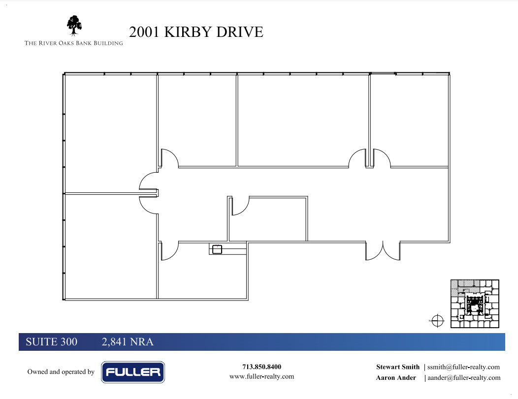 2001 Kirby Dr, Houston, TX for lease Floor Plan- Image 1 of 1