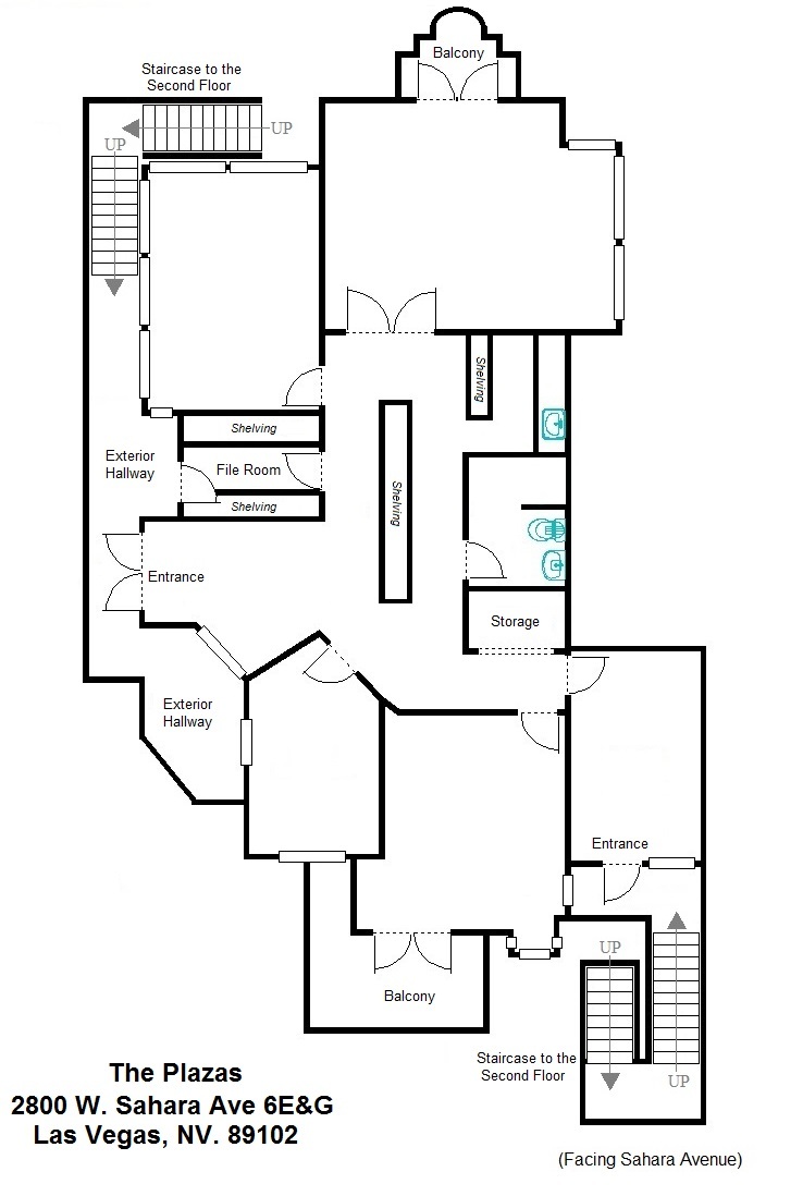 2800 W Sahara Ave, Las Vegas, NV for lease Floor Plan- Image 1 of 1