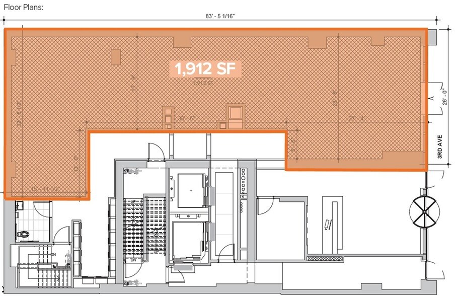 1026 3rd Ave, New York, NY for lease - Floor Plan - Image 2 of 2