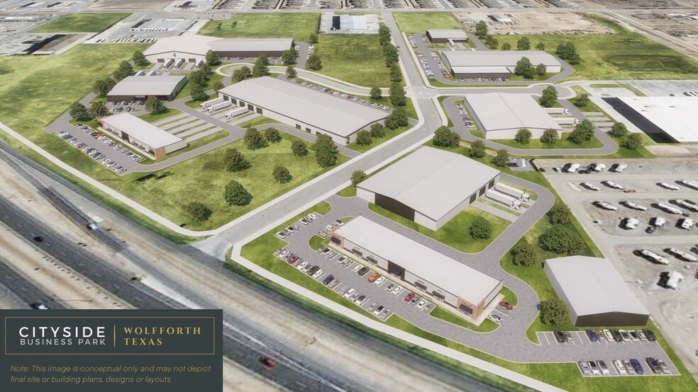 E Highway 62-82, Wolfforth, TX for lease - Aerial - Image 2 of 3