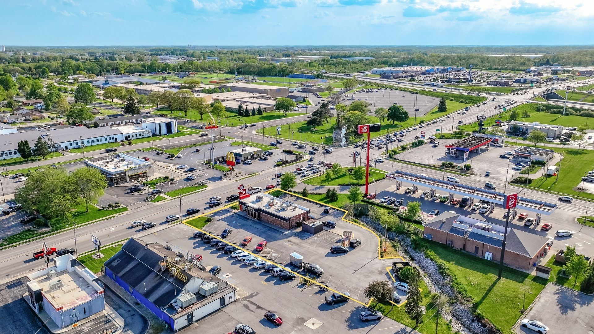 740 W Trenton Ave, Findlay, OH for sale Aerial- Image 1 of 1