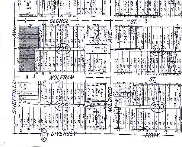 945 W George St, Chicago, IL for lease - Plat Map - Image 3 of 7