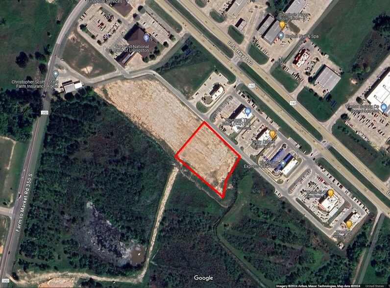 1895 U.S. 190 hwy, Livingston, TX for lease - Aerial - Image 3 of 9