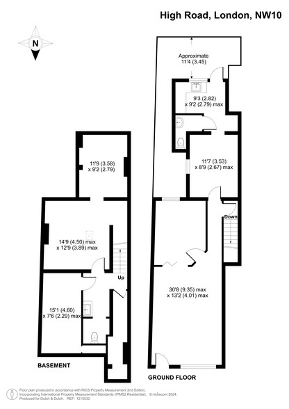 15 High Rd, London for lease - Site Plan - Image 2 of 2