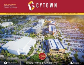 1779 Jack Trice Way, Ames, IA - AERIAL map view