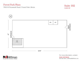 7600 W Roosevelt Rd, Forest Park, IL for lease Floor Plan- Image 1 of 1