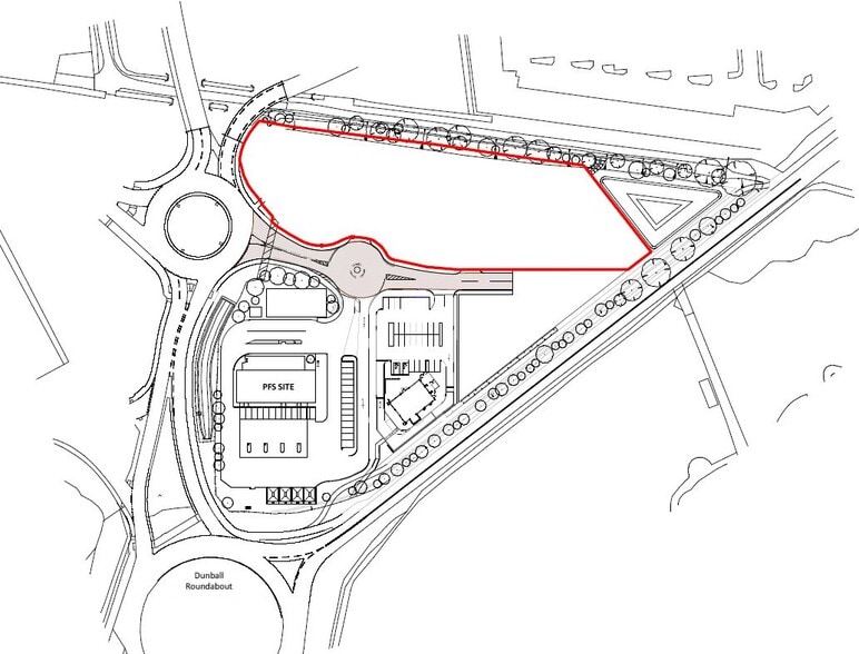 Plot 3B & 4, Land North of Dunball portfolio of 2 properties for sale on LoopNet.com - Plat Map - Image 1 of 2