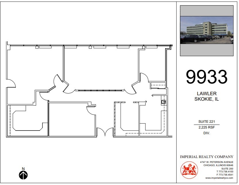 9933 Lawler Ave, Skokie, IL for lease Floor Plan- Image 1 of 5