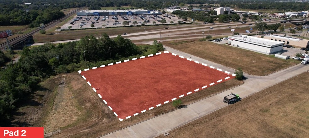 Sec Hwy 6 and Hwy 35 Loop Bypass, Alvin, TX for sale - Aerial - Image 3 of 6