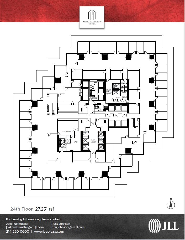 901 Main St, Dallas, TX for lease Floor Plan- Image 1 of 1