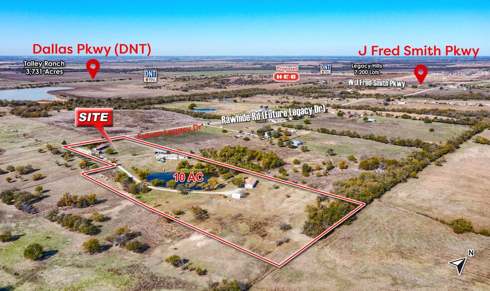 7410 Rawhide Rd, Celina, TX for sale - Aerial - Image 2 of 7