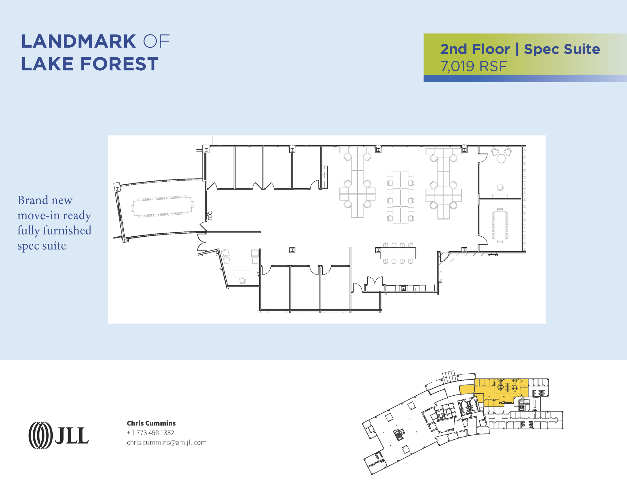 100 S Saunders Rd, Lake Forest, IL for lease Floor Plan- Image 1 of 10