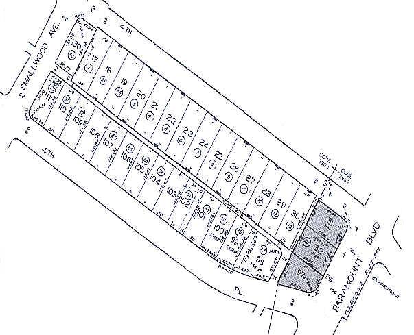 10841 Paramount Blvd, Downey, CA for lease - Plat Map - Image 2 of 33