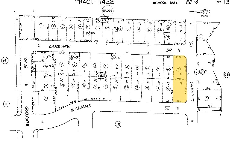 311 E Evans Rd, Wofford Heights, CA for sale - Plat Map - Image 1 of 1