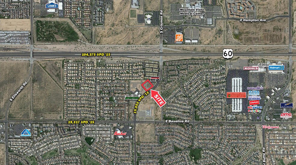 1756 S Crismon Rd Mesa Az 85209 Commercial Land For Lease
