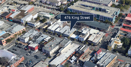 474-476 King St, Charleston, SC - aerial  map view