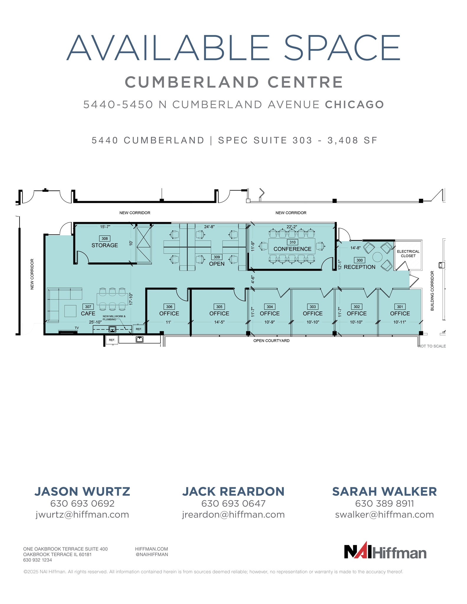 5440 N Cumberland Ave, Chicago, IL for lease Floor Plan- Image 1 of 5