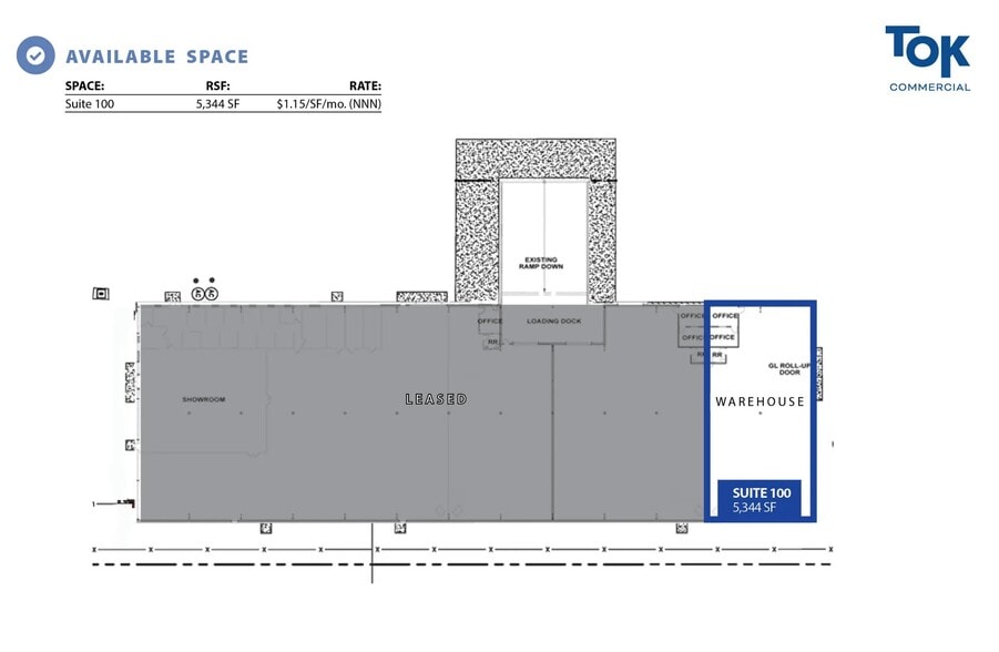 1100 W Taylor St, Meridian, ID for lease - Floor Plan - Image 3 of 6