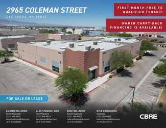 More details for 2965 Coleman St, North Las Vegas, NV - Industrial for Lease